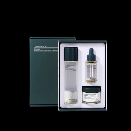 Calming Line Gift Set (Toner 150ml + Serum 30ml + Cream 50ml)- Pyunkang Yul