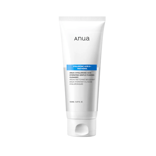 8 HYALURONIC ACID HYDRATING GENTLE FOAMING CLEANSER 150ml- ANUA