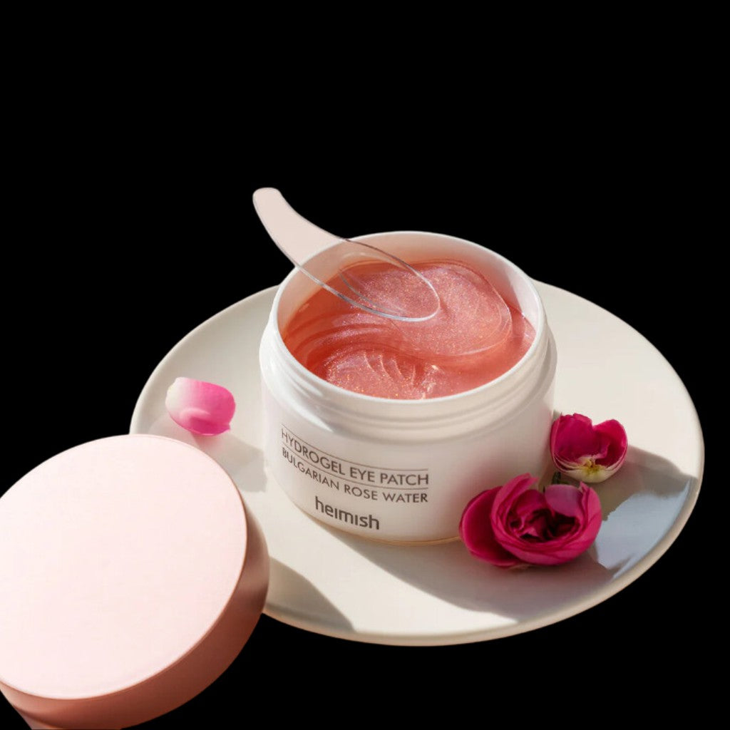 Bulgarian Rose Water Hydrogel Eye Patch  60pcs- Heimish