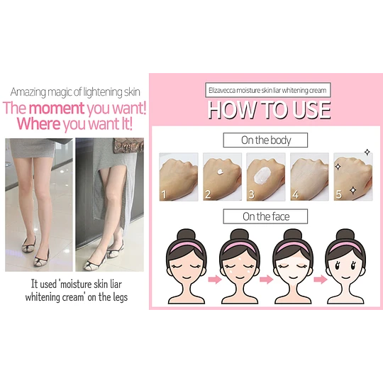 Moisture Skin Liar Whitening cream 100ml- Elizavecca