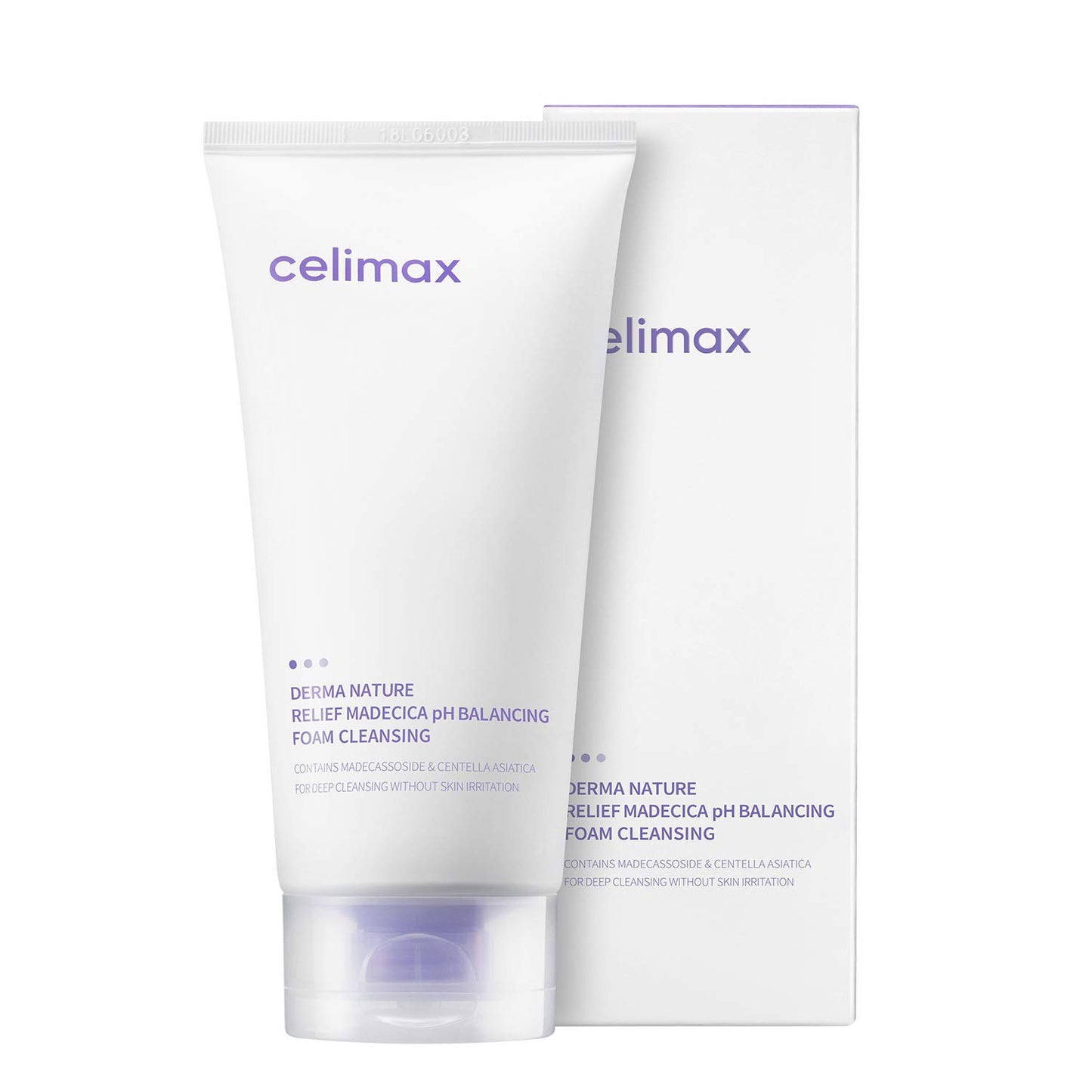 RELIEF MADECICA pH BALANCING FOAM CLEANSING 150ml -CELIMAX