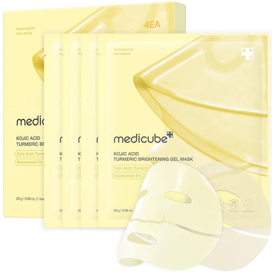 KOJIC ACID TURMERIC BRIGHTENING GEL MASK 4U-MEDICUBE