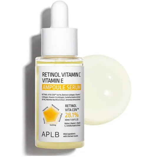 Retinol Vitamin C Vitamin E  Ampoule Serum 40ml-APLB