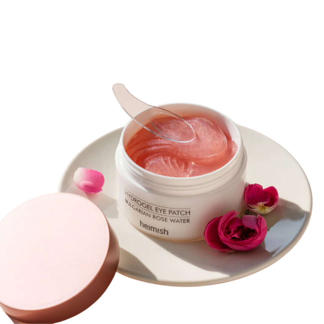 Bulgarian Rose Water Hydrogel Eye Patch  60pcs- Heimish