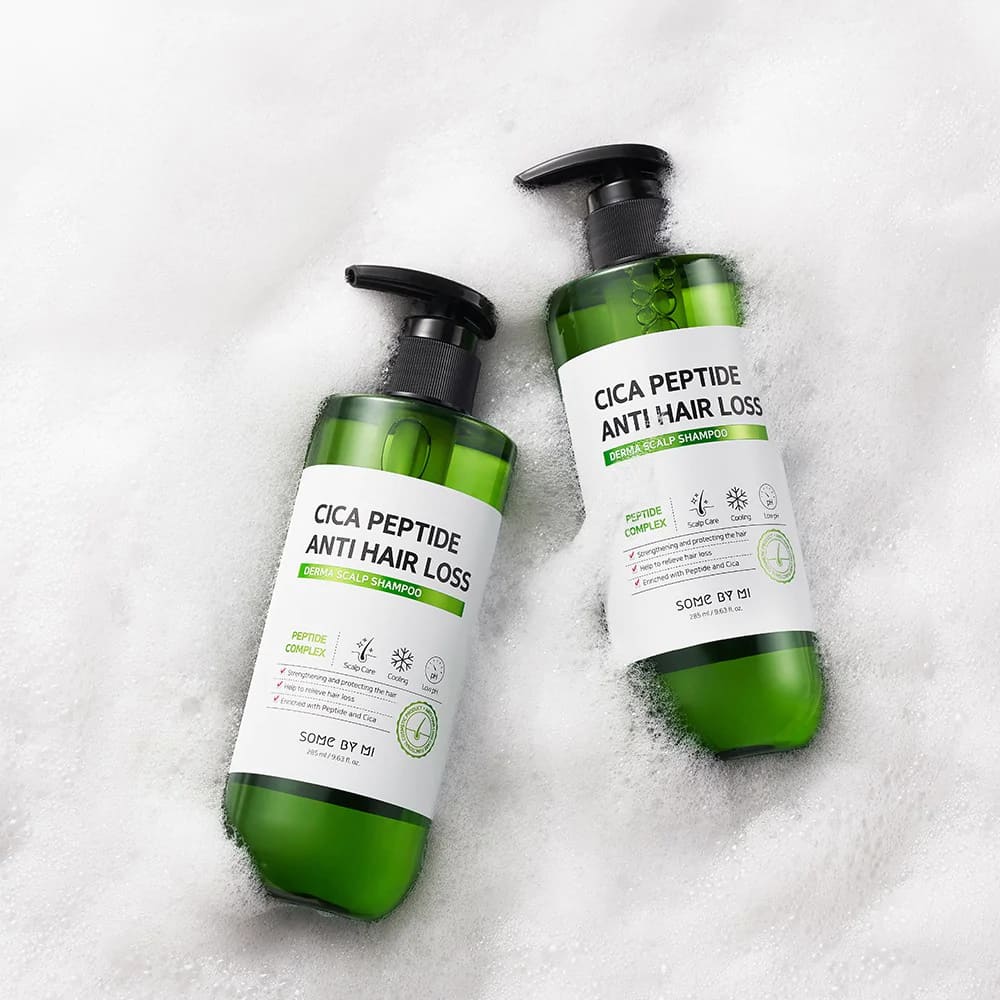CICA PEPTIDE ANTI HAIR LOSS DERMA SCALP SHAMPOO 285ML-SOMEBYME