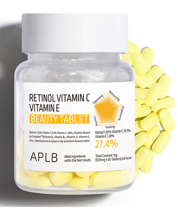 Retinol Vitamin C Vitamin E Beauty Tablet-APLB