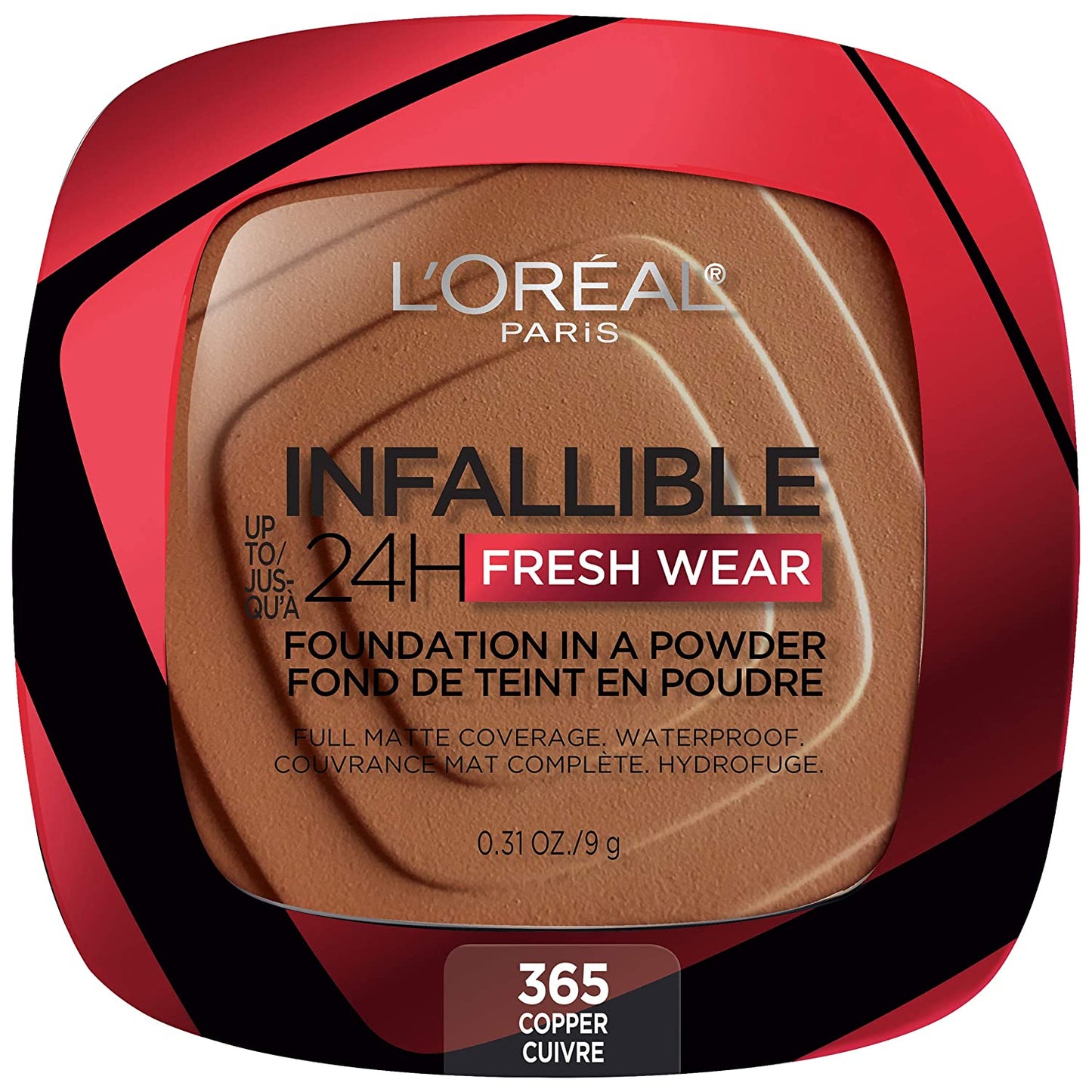 L'Oreal Paris - Maquillaje base en polvo Infallible Fresh Wear, hasta 24H