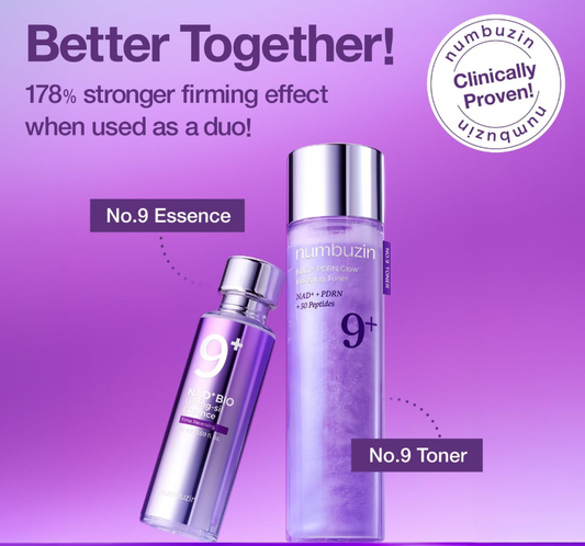 No.9 NAD  ESENCIA 50ML  + TONICO PDRN Glow Boosting 150ml-NUMBUZIN