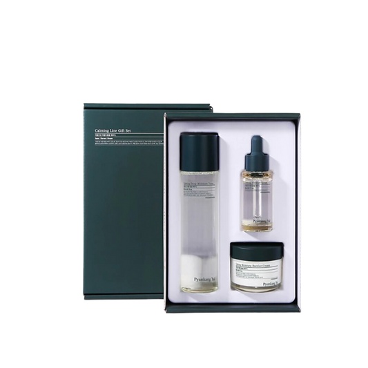 Calming Line Gift Set (Toner 150ml + Serum 30ml + Cream 50ml)- Pyunkang Yul