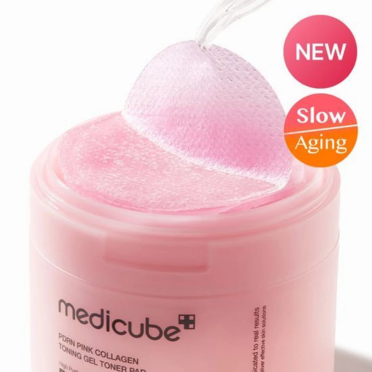 PDRN PINK COLLAGEN TONING GEL TONER PAD 70u-MEDICUBE