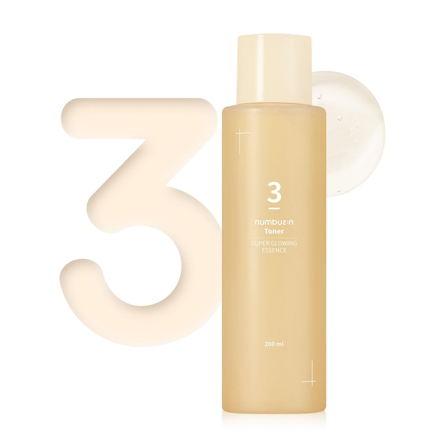 No.3 Super Glowing Essence Toner 200ml-NUMBUZIN