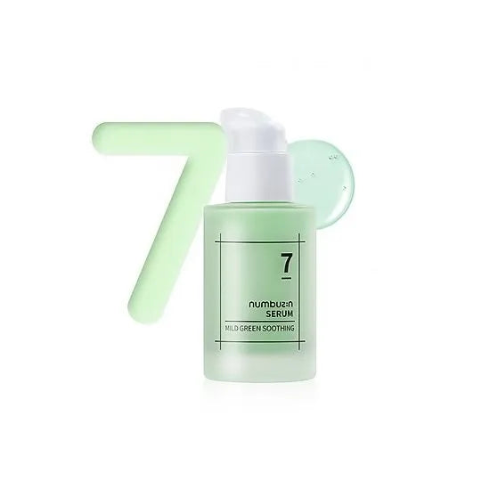 No.7 Mild Green Soothing Serum 50ml- Numbuzin