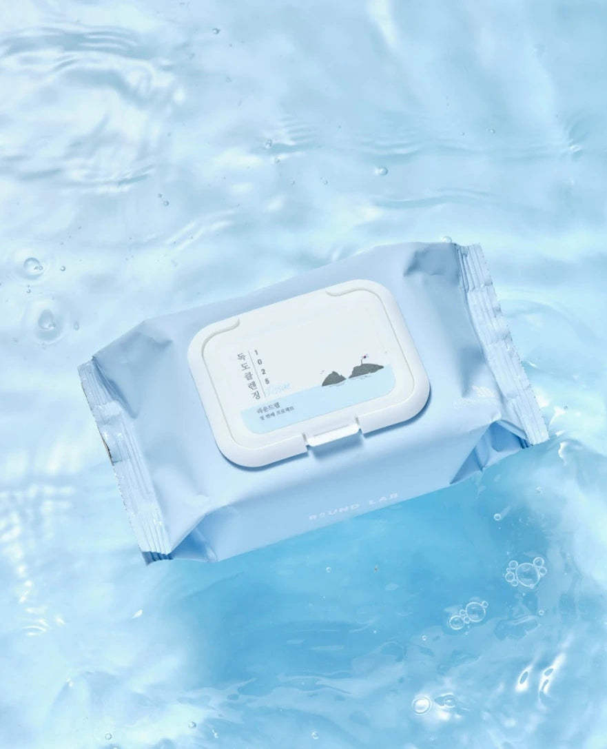 1025 DOKDO CLEANSING TISSUE_30ea - Toallitas de agua micelar ROUND LAB