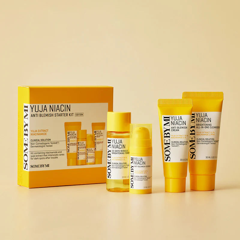 YUJA NIACIN ANTI-BLEMISH STARTER KIT  - SOMEBYME