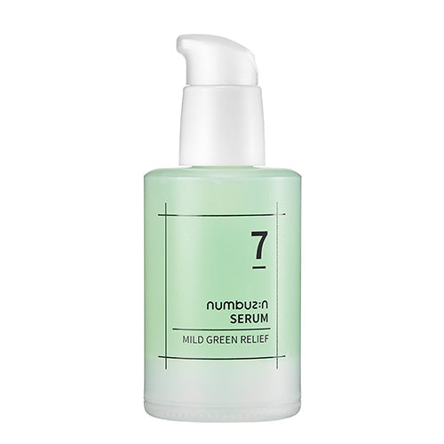 No.7 Mild Green Soothing Serum 50ml- Numbuzin