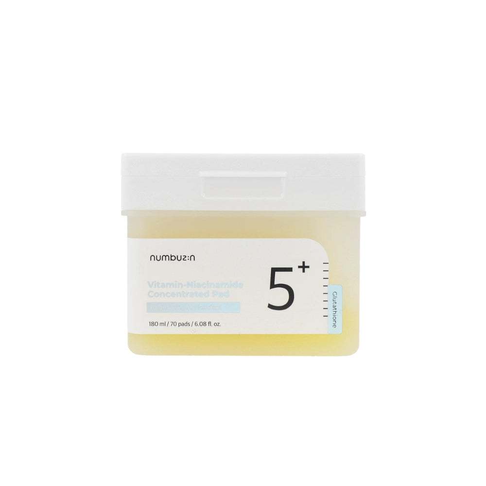 No.5 Vitamin-Niacinamide Concentrated Pad 180ml(70Pads) Niacinamide + Vitamina C -Numbuzin